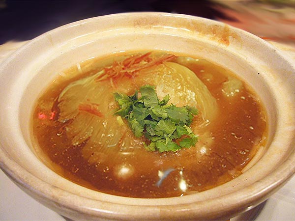 hình món súp vi cá măng tây